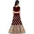 Heaven Blue Girls Lehenga Choli Ethnic Wear Embroidered Lehnga Lehenga Choli and Dupatta Set Maroon Pack of 1