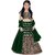 Heaven Blue Girls Lehenga Choli Ethnic Wear Embroidered Lehnga Lehenga Choli and Dupatta Set Green Pack of 1
