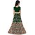 Heaven Blue Girls Lehenga Choli Ethnic Wear Embroidered Lehnga Lehenga Choli and Dupatta Set Green Pack of 1