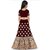 Heaven Blue Girls Lehenga Choli Ethnic Wear Self Design Lehnga Lehenga Choli and Dupatta Set Maroon Pack of 1
