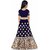 Heaven Blue Girls Lehenga Choli Ethnic Wear Embellished Lehnga Lehenga Choli and Dupatta Set Blue Pack of 1