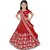 Heaven Blue Girls Lehenga Choli Ethnic Wear Embroidered Lehnga Lehenga, Choli and Dupatta Set Red (Pack of 1)