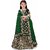 Heaven Blue Girls Lehenga Choli Ethnic Wear Embroidered Lehnga Lehenga, Choli and Dupatta Set Green (Pack of 1)