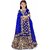 Heaven Blue Girls Lehenga Choli Ethnic Wear Embroidered Lehnga Lehenga, Choli and Dupatta Set Purple (Pack of 1)
