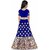 Heaven Blue Girls Lehenga Choli Ethnic Wear Embroidered Lehnga Lehenga, Choli and Dupatta Set Purple (Pack of 1)