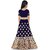 Heaven Blue Girls Lehenga Choli Fusion WearWestern WearEthnic WearParty Wear Embroidered Lehnga Lehenga Choli and Dupatta Set Blue Pack of 1