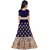 Heaven Blue Girls Lehenga Choli Ethnic Wear Embroidered Lehnga Ghagra Choli Dupatta Set Blue Pack of 1