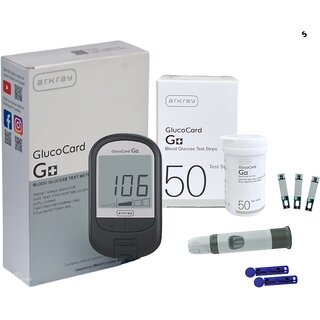 Arkray G+ Blood Glucose Monitor Meter with 50 Test Strips bottlepack Glucometer