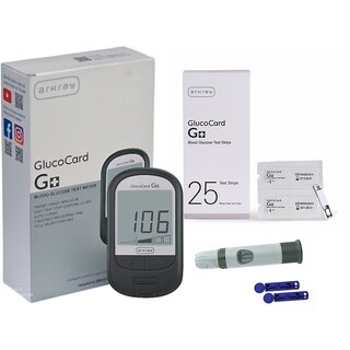 Arkray G+ Blood Glucose Monitor Meter - 25 Test Strips - FREE Lifetime Warranty Glucometer