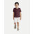 Boys Wine Henley neck T-shirt