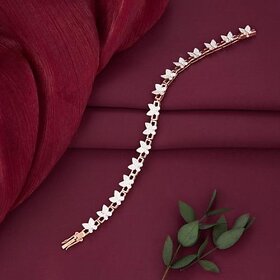 Sparkling Butterfly Diamond Tennis Bracelet