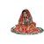 Kaku Fancy Dresses MATA Ki Chunari  Puja Chunri  Kanya Pujan Navratri Puja Patka MATA Lal Chunni Red, For Girls 2 Pcs