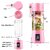 Daybetter 6 Blade Smoothie Maker And Portable Electric Usb Juice Maker Juicer Bottle Blender Mixer Rechargeable Bottle And Portable Fruit Blender Maker Protein Shaker(Multi) (Small)