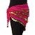 Kaku Fancy Dresses Magenta Golden Triangle Belly Belt for Western Belly Dance - Magenta  Golden, Free Size, for Girls