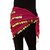 Kaku Fancy Dresses Magenta Golden Triangle Belly Belt for Western Belly Dance - Magenta  Golden, Free Size, for Girls
