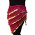 Kaku Fancy Dresses Magenta Golden Triangle Belly Belt for Western Belly Dance - Magenta  Golden, Free Size, for Girls