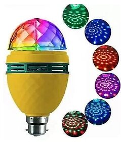 Daybetter 360 Degree Rotating Led Crystal Bulb Magic Disco Led Lightled Rotating Bulb Light Lamp Festival For Party/Home/Diwali Decoration Home Tar-D-01