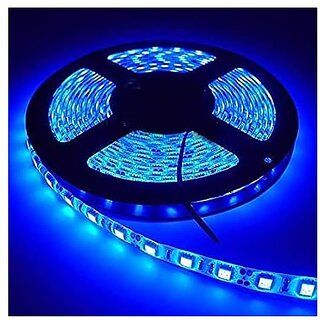 Daybetter 4 Meter 2835 Cove Non Waterproof Led Strip Fall Ceiling Light For Diwalichritmas Festival Decoration With Adaptor/Driver (Blue60 Led/Meter) Tar-H1