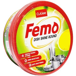 Cutee Femo Dish Wash Shine Round - 500g
