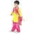 Kaku Fancy Dresses Indian State Punjabi Folk Dance Costume for Kids / Salwar Suit with Dupatta For Girl Costume