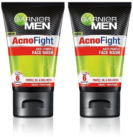 Garnier Men Anti Pimple Acno Fight Face Wash - Pack Of 2 (100g)