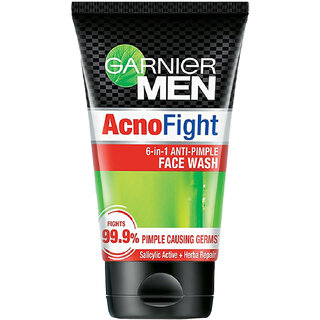 Garnier Men Acno Fight Anti Pimple Face Wash - 100g