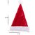 Kaku Fancy Dresses Santa Clause Cap  Santa Hat  Santa Hat for Kids  Red Christmas Caps 6pcs, Free Size, for Boys,Girl