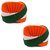 Kaku Fancy Dresses Tricolor Safa /Tiranga Pagdi for Independence Day/Republic Day Cap for Boys  Girls - Pack of 2