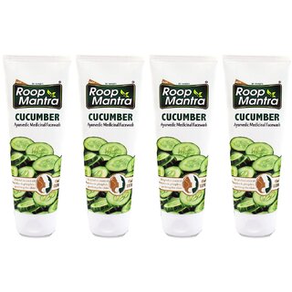 Roop Mantra Cucumber Face Wash - 100ml (Pack Of 4)