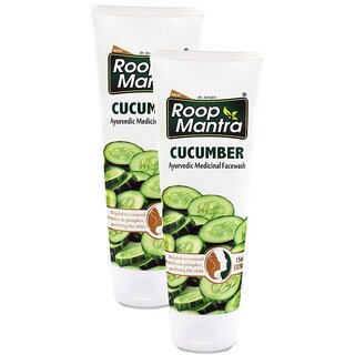 Roop Mantra Cucumber Herbal FaceWash - Pack Of 2 (100ml)