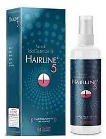 Hairline 5 Solution For Hair Regrowth  Hair Loss Treatment (60ml)