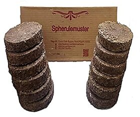 Spherulemuster Desi Cow Dunk Cakes for Havan yagyari Agnihotra Pooja Home | Desi Cow Dunk Cakes (Set of 14)