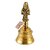 Spherulemuster Brass Hanuman Face Bell/ Ghanti for Worship Pooja (Gold)