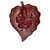 Spherulemuster Metal Pan Patta Ganesh Decorative Wall Hanging and Showpiece Figurine (Red)