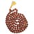 Spherulemuster Rudraksha 5 Mukhi (108+1) Beads(10 mm) with Chandan Tika