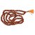 Spherulemuster Rudraksha 5 Mukhi (108+1) Beads with Kanti Mala (Orange Thread 6mm)