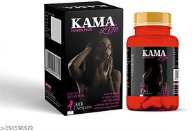 Kama Life Women S-exual Stamina Ayurvedic Supplement For S_exual Pleasure More Energy with 30 Capsules