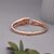 Rose Gold Plated Cuff Bracelet