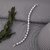 Cubic Round Cut Silver Bracelet