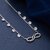 Silver Toned Infinity Pendant Necklace