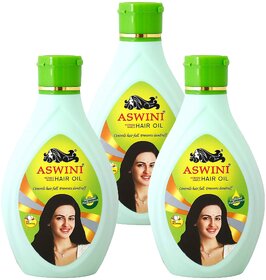 Aswini Hair Fall & Dandruff Hair Oil - 90ml (Pack Of 3)