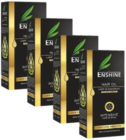 Enshine Light & Non-Sticky Medicated Hair Oil - 100ml (Pack Of 4)