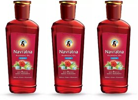 Navratna Cool Hair Oil - Pack Of 3 (200ml)