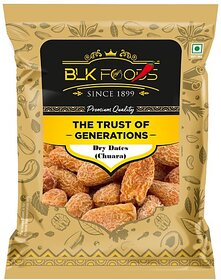 Blk Foods Select Dates Dry Yellow  Sukha Khajoor (Chuara) Dates (500 G)