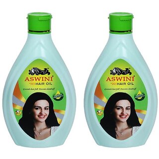 Aswini Controls Hair Fall Dandruff Hair Oil - Pack Of 2 (90ml)