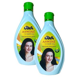 Aswini Hair Fall & Dandruff Hair Oil - 360ml (Pack Of 2)