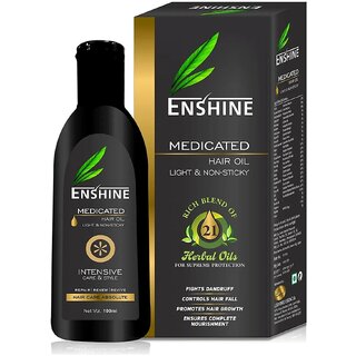 Enshine Ayurved Hair Oil For Hair Growth, Dandruff Free And Strong Hair (100ml)