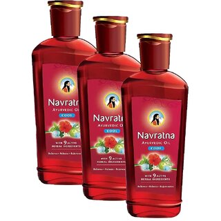 Navratna Ayurved Cool Oil - 500ml (Pack Of 3)