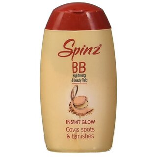 Spinz BB Instant Brightness Face Talc Powder - 25g