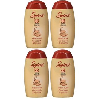 Spinz BB Instant Brightness Face Talc Powder - 25g (Pack Of 4)